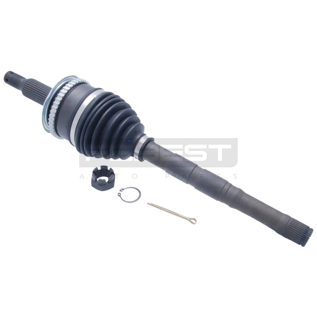 Tête de cardan avec arbre, côté roue, droite 33x490x30 FEBEST – MITSUBISHI