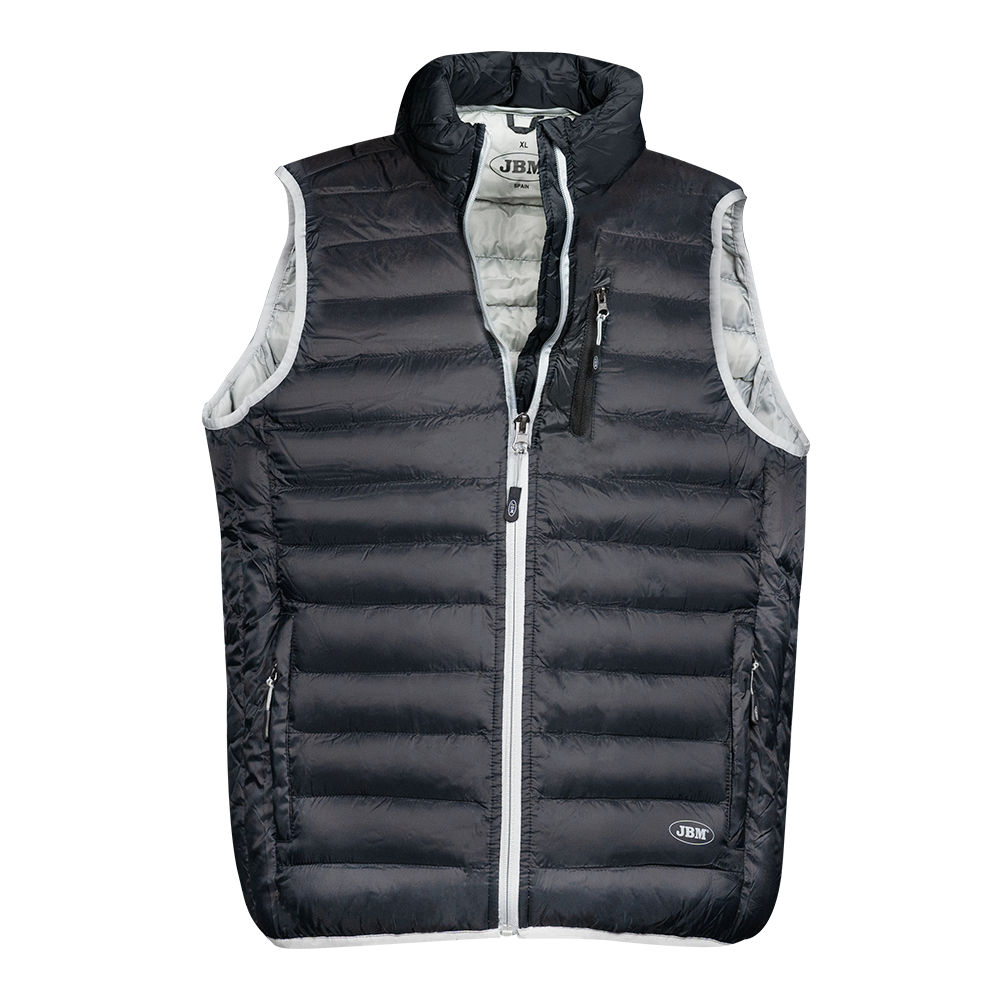 GILET GRIS-NOIR T.L