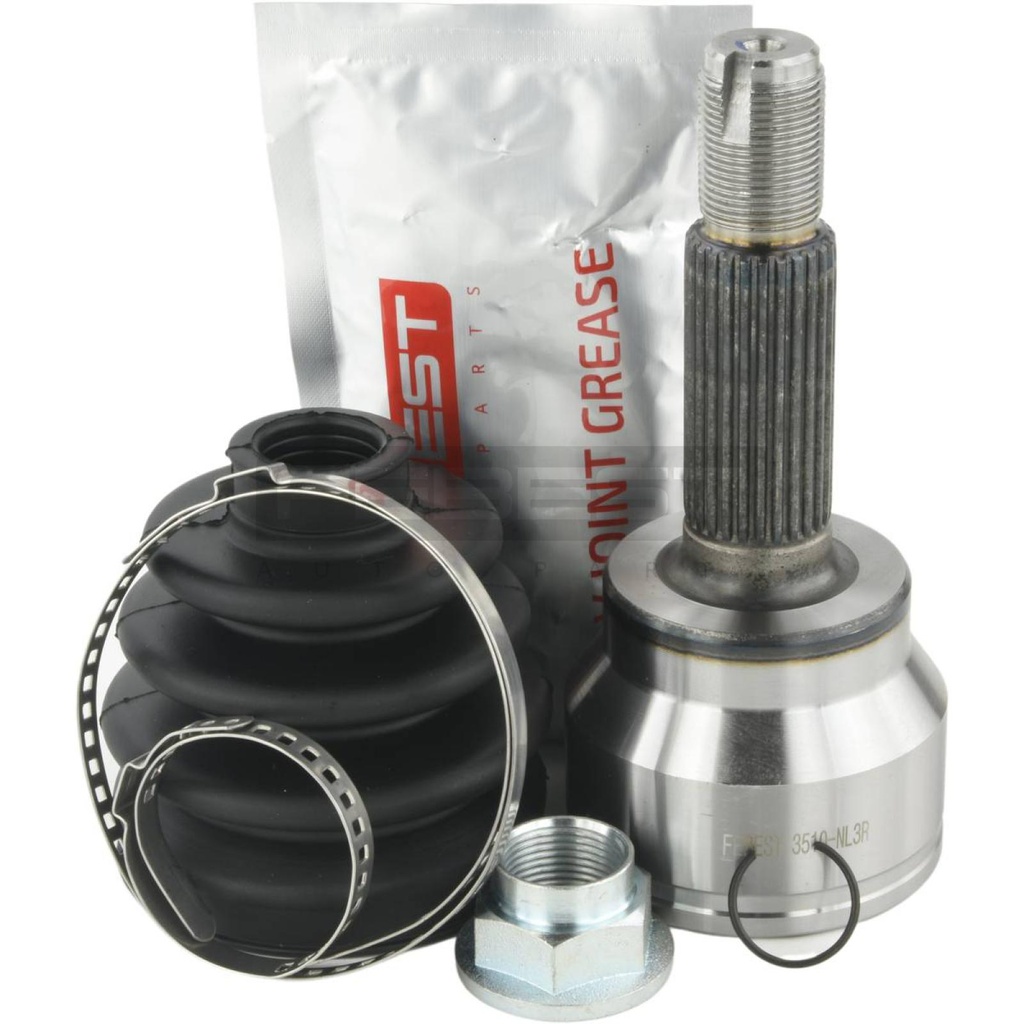 Tête de cardan arrière, côté roue 21x56x26 FEBEST – GEELY