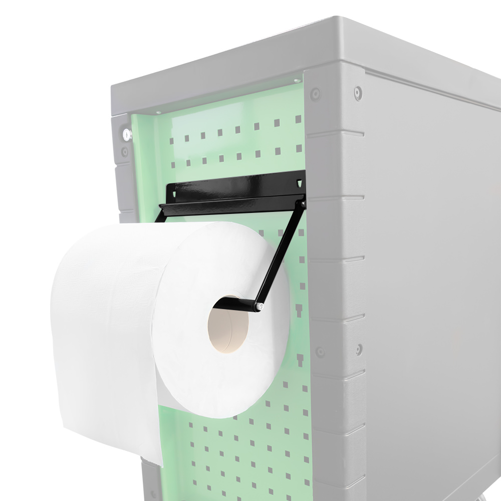 [15068] PORTE-ROULEAU PAPIER POUR CHARIOT À OUTILS