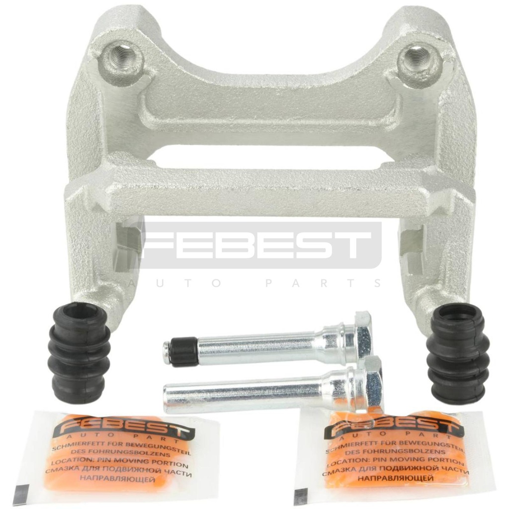 Support, étrier de frein arrière (avec douilles de guidage) FEBEST – MAZDA