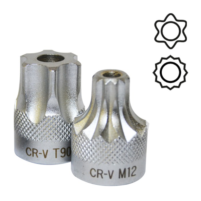 DOUILLE TORX 1/2" INVIOLABLE T80