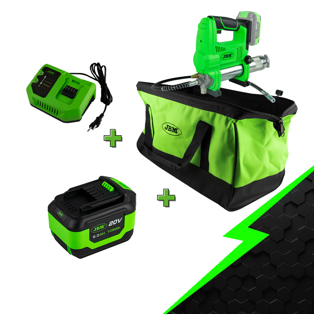 [PROMO-60038A] PROMO 60038 SERINGUE DE GRAISSE ÉLECTRIQUE + 60015 + 60016 + 53782