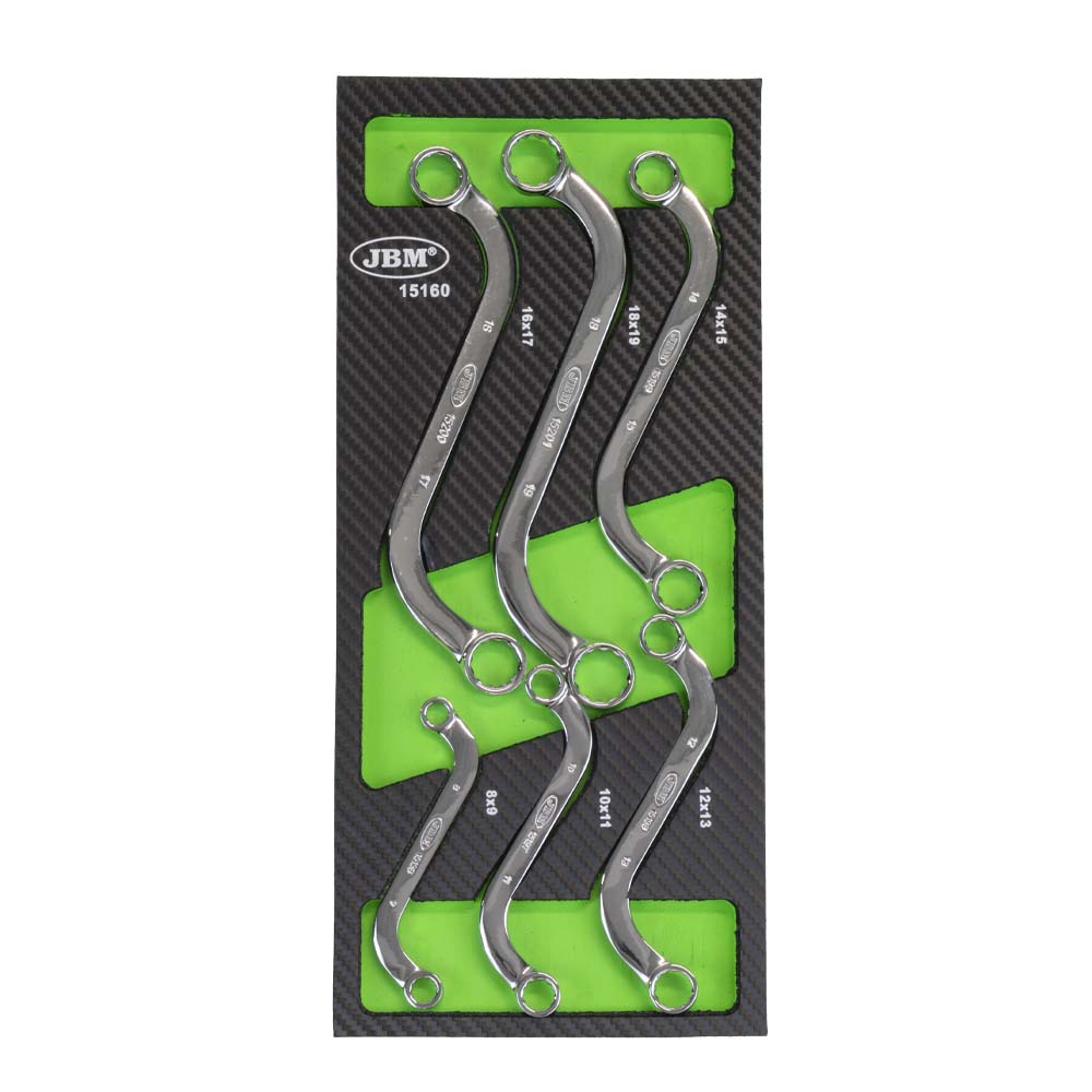 [15160] MODULE EN EVA EN FIBRE DE CARBONE AVEC 6 JEUX DE CLÉS DE TYPE S - REVÊTEMENT MIROIR