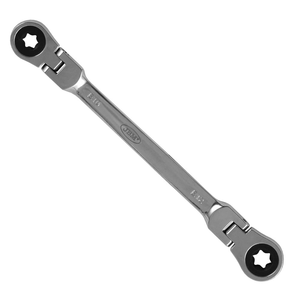 [10528] CLÉS TORX COMBINÉES ARTICULÉES E10XE12