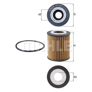 FILTRE  A HUILE  MOTEUR ADAPTABLE  STELLANTIS 