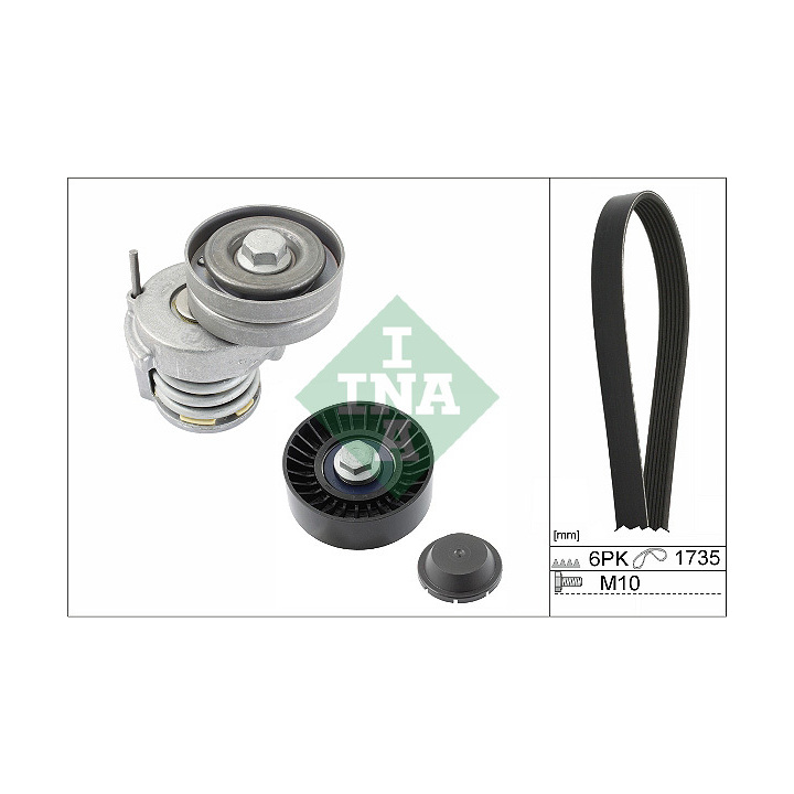 [SPS529050510] KIT DE COURROIES ACCESSOIRES WOLKSWAGEN Essence 1.4 TSI 122 CV (11/2007 - 08/2015)