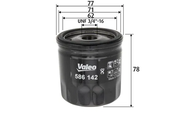 FILTRE A HUILE MOTEUR VW POLO V (6R1, 6C1) Essence 1.0 60 CV (01/2014 - 10/2017)
