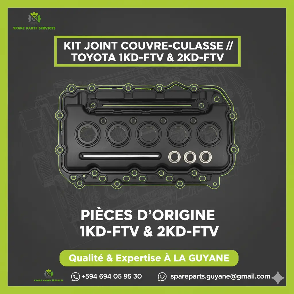 [SPS1121330040] KIT DE JOINT COUVRE CULASSE TOYOTA  1KDFTV et 2KD-FTV