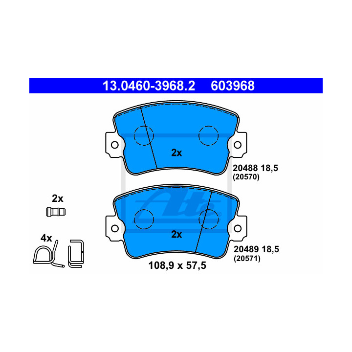 [SPS7701205014] KIT DE PLAQUETTES DE FREIN AV 
