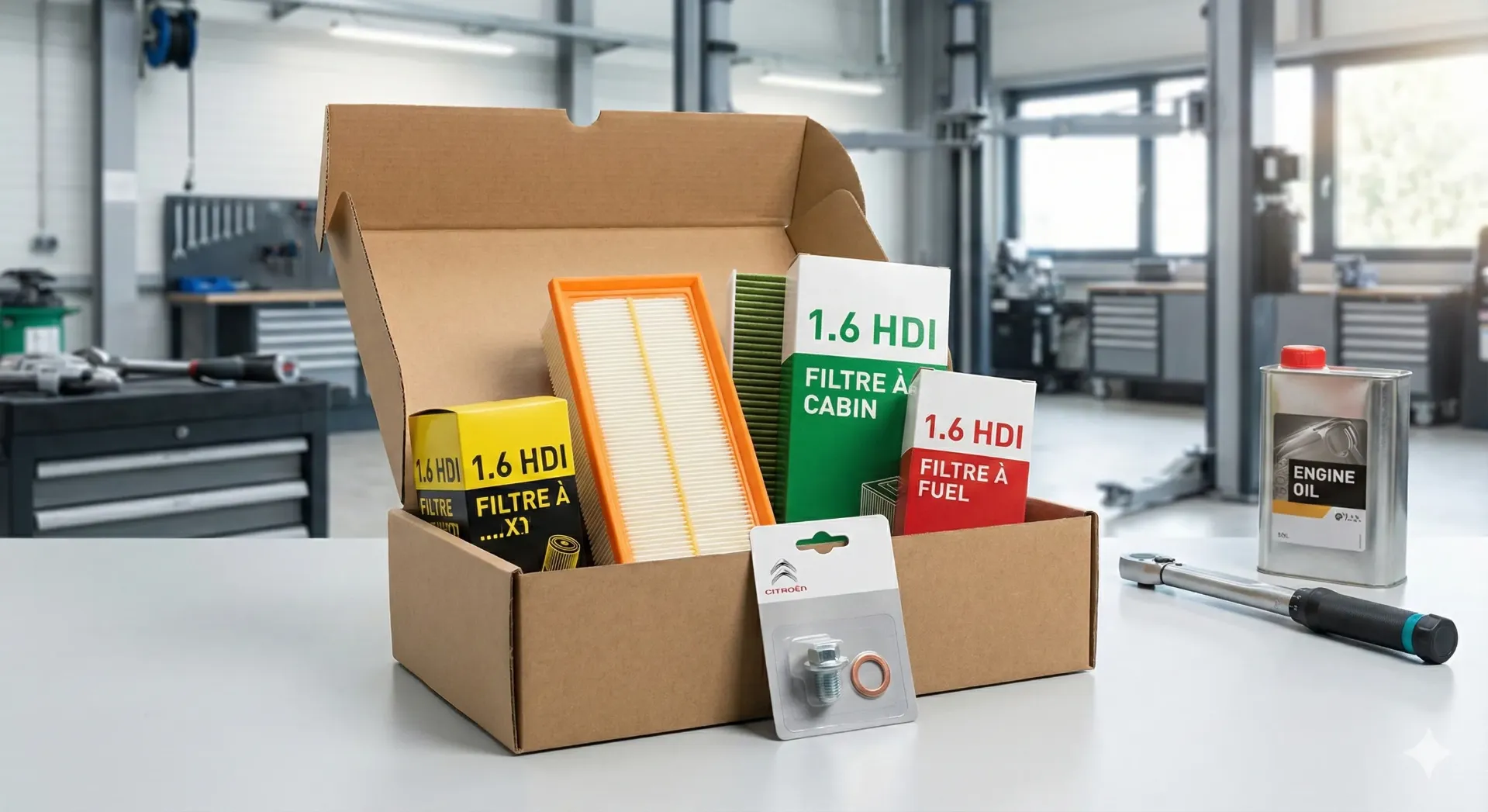 [SPSKITREVISON1.6HDI] KIT DE RÉVISION COMPLET POUR MOTEUR 1.6 HDI (GROUPE STELLANTIS)