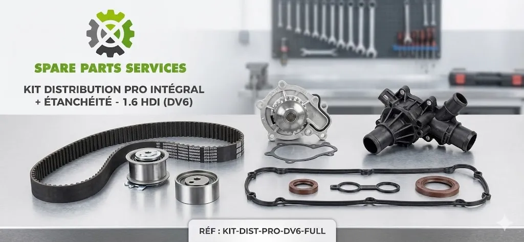 [KIT-DIST-PRO-DV6 FULL] KIT DISTRIBUTION PRO INTÉGRAL + ÉTANCHÉITÉ - 1.6 HDI (DV6)
