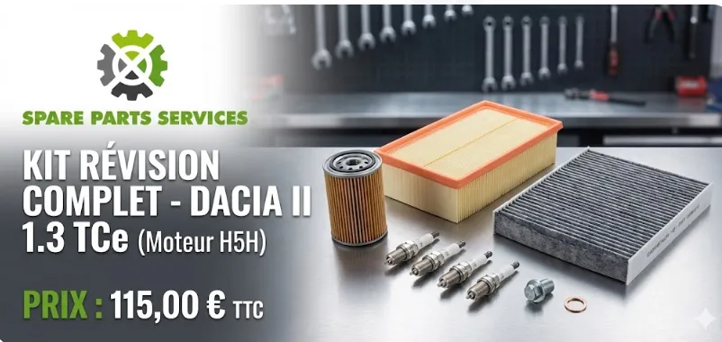 [KIT-REV-H5H-DUSTER2-FULL] KIT RÉVISION COMPLET  - DACIA DUSTER II 1.3 TCe (Moteur H5H)