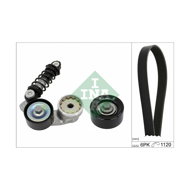 [SPS529054610] KIT  DE COURROIE ACCESSOIRE HYUNDAI KONA I PHASE 1MOTEUR  D4FE  DOHC - TCI  