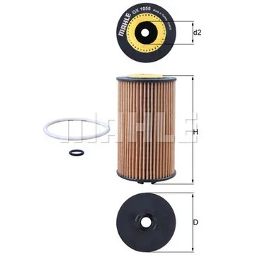 FILTRE À HUILE MOTEUR - OPEL ASTRA K / INSIGNIA / MOKKA X 1.6 CDTI (B16DTH)
