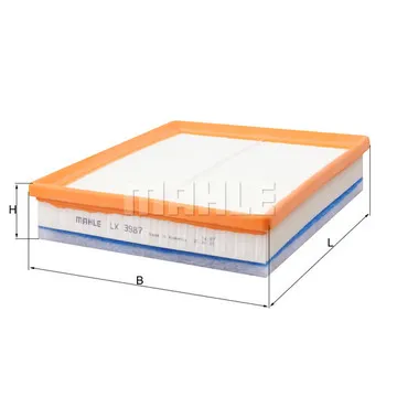 [SPS9802348680] FILTRE À AIR MOTEUR - 1.6 BLUEHDI [MOTEUR BHY / DV6FD] - PEUGEOT CITROËN