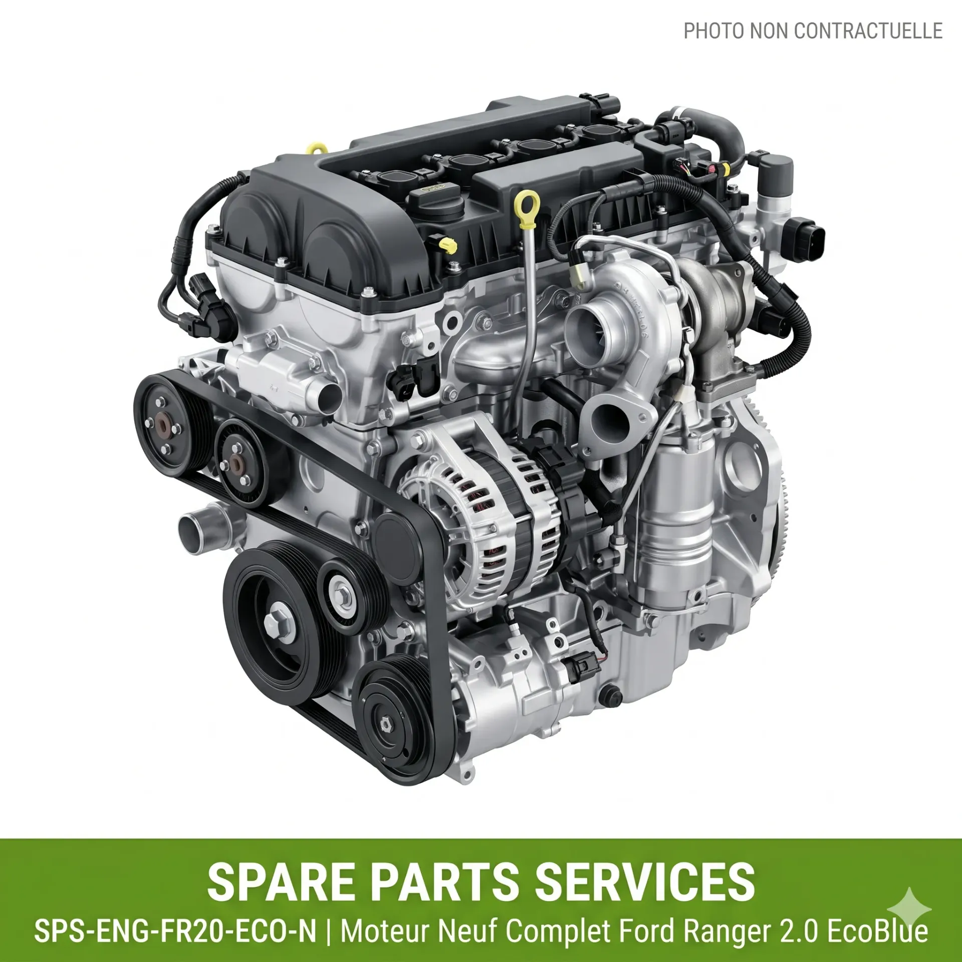 [SPS-ENG-FR20-ECO-N] Moteur Neuf Complet - Ford Ranger 2.0 EcoBlue (Type YNX / T20)