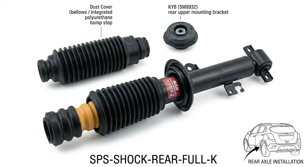 [SPS-SHOCK-REAR-FULL-K] KIT COMPLET AMORTISSEURS AR [A14NET / B14NET / D14NET - LUJ]