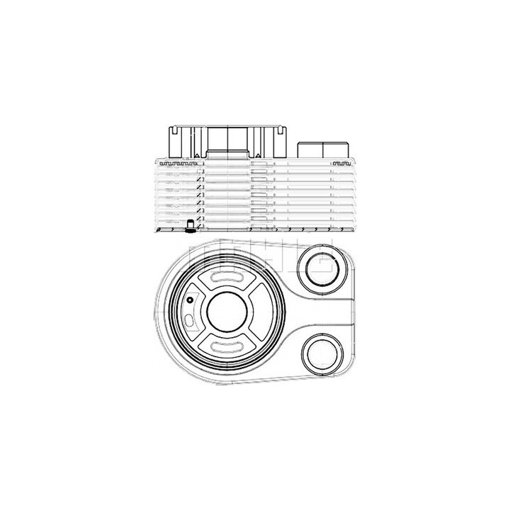 [SPSCLC196000S] REFROIDISSEUR D'HUILE / ÉCHANGEUR (MAHLE ORIGINAL) - MOTEUR 1.5 dCi 90 [K9K 612]