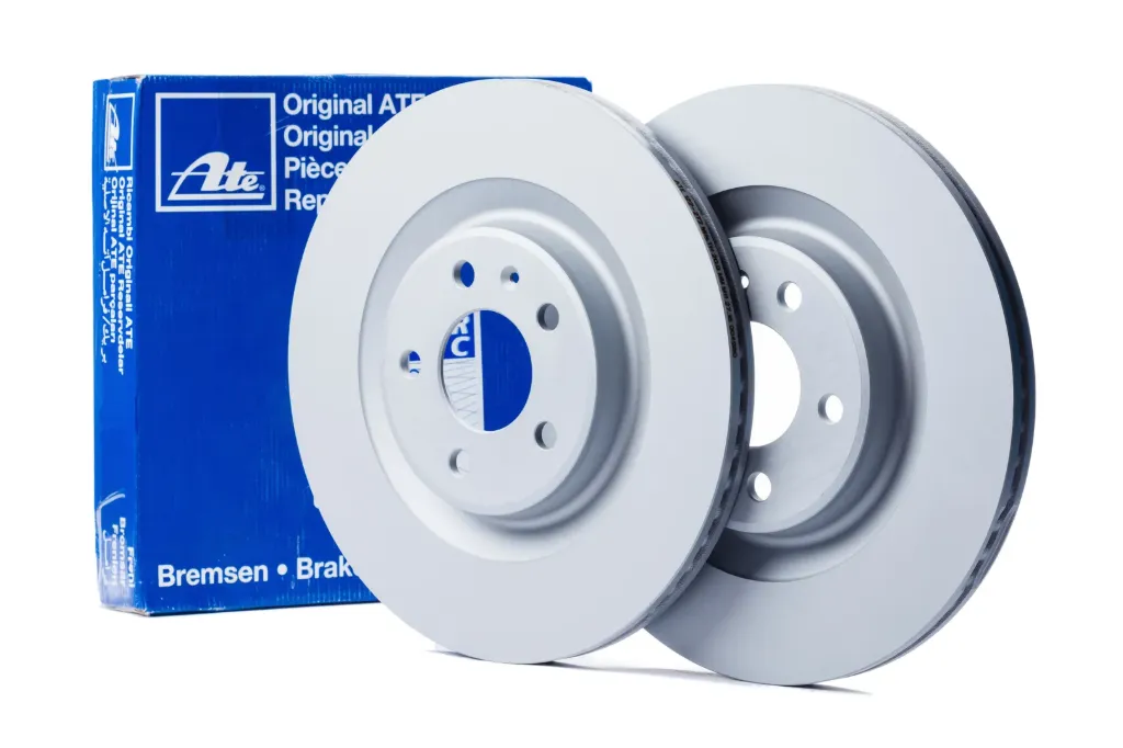JEU DE 2 DISQUES DE FREIN AVANT VENTILÉS (ATE ORIGINAL - REVÊTUS) - NISSAN / RENAULT 1.0 [HR10DDT]