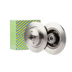 DISQUES DE FREIN ARRIÈRE PLEINS AVEC ROULEMENTS INTÉGRÉS (SNR ORIGINAL) - MOTEUR 1.6 HDi 75 [9HT / DV6BUTED4]