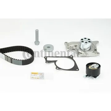 KIT DE DISTRIBUTION 2 AVEC POMPE À EAU - K9K 873 - CONTINENTAL CTAM
