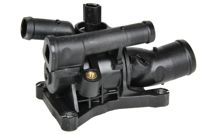 BOÎTIER DE SORTIE D'EAU AVEC THERMOSTAT - K9K 873 - ORIGINE RENAULT