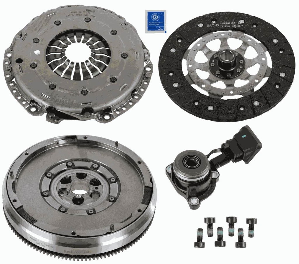 Kit embrayage SACHS zms xtend plus csc Peugeot 308 i (4A_, 4C_) 1.6 HDI 112 cv 9HR (DV6C) BMP6 (12/2009-10/2014)