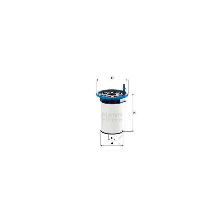 [SPSPU7005] Filtre à carburant mann-filter – Moteur DV4C – Citroën nemo