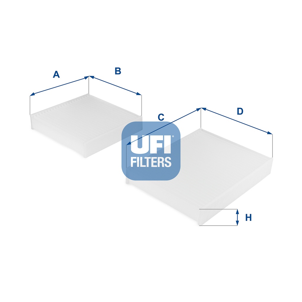 [SPS5314300] Filtre Habitacle UFI — Citroën C3 III — Moteur EB2/HNP 1.2 PureTech 110 Cv