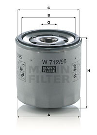 Filtre À Huile MANN-FILTER — VW / Audi / Seat / Skoda 1.0 TSI
