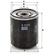 Filtre À Huile MANN-FILTER — Citroën / Peugeot / Opel / Fiat