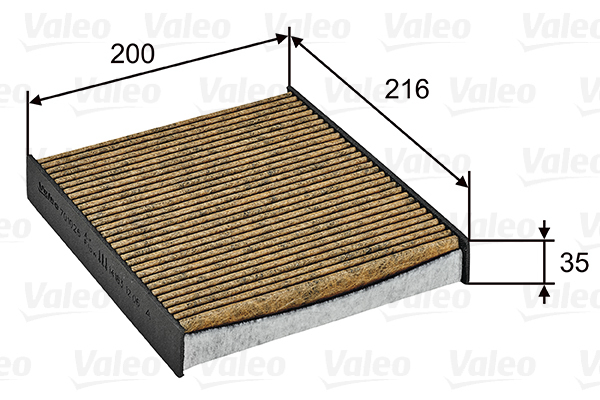 filtre habitacle Valeo – Dacia Sandero III / Renault Clio V