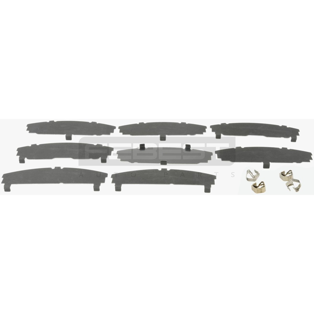 Kit clips ressorts disque frein FEBEST – TOYOTA