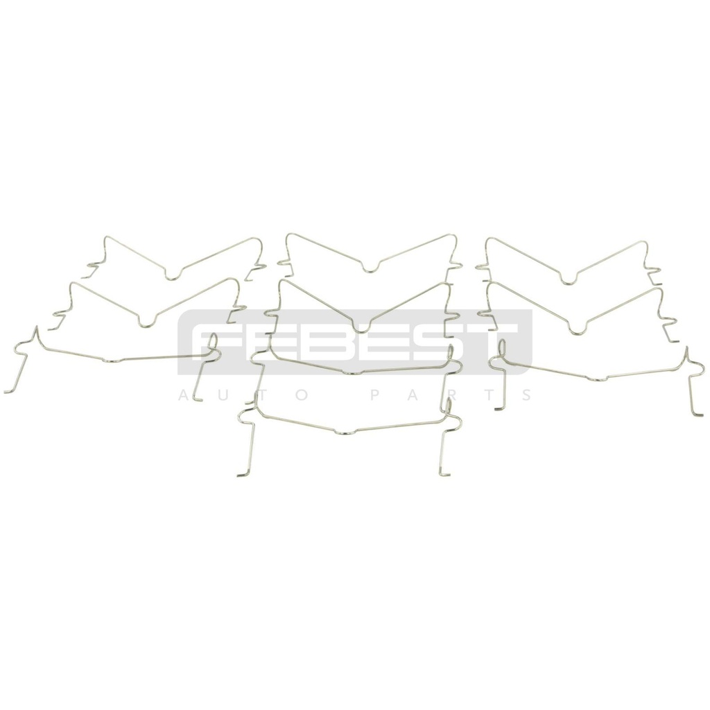 Anti-rattle spring, disc brake pads pcs 10 FEBEST – TOYOTA
