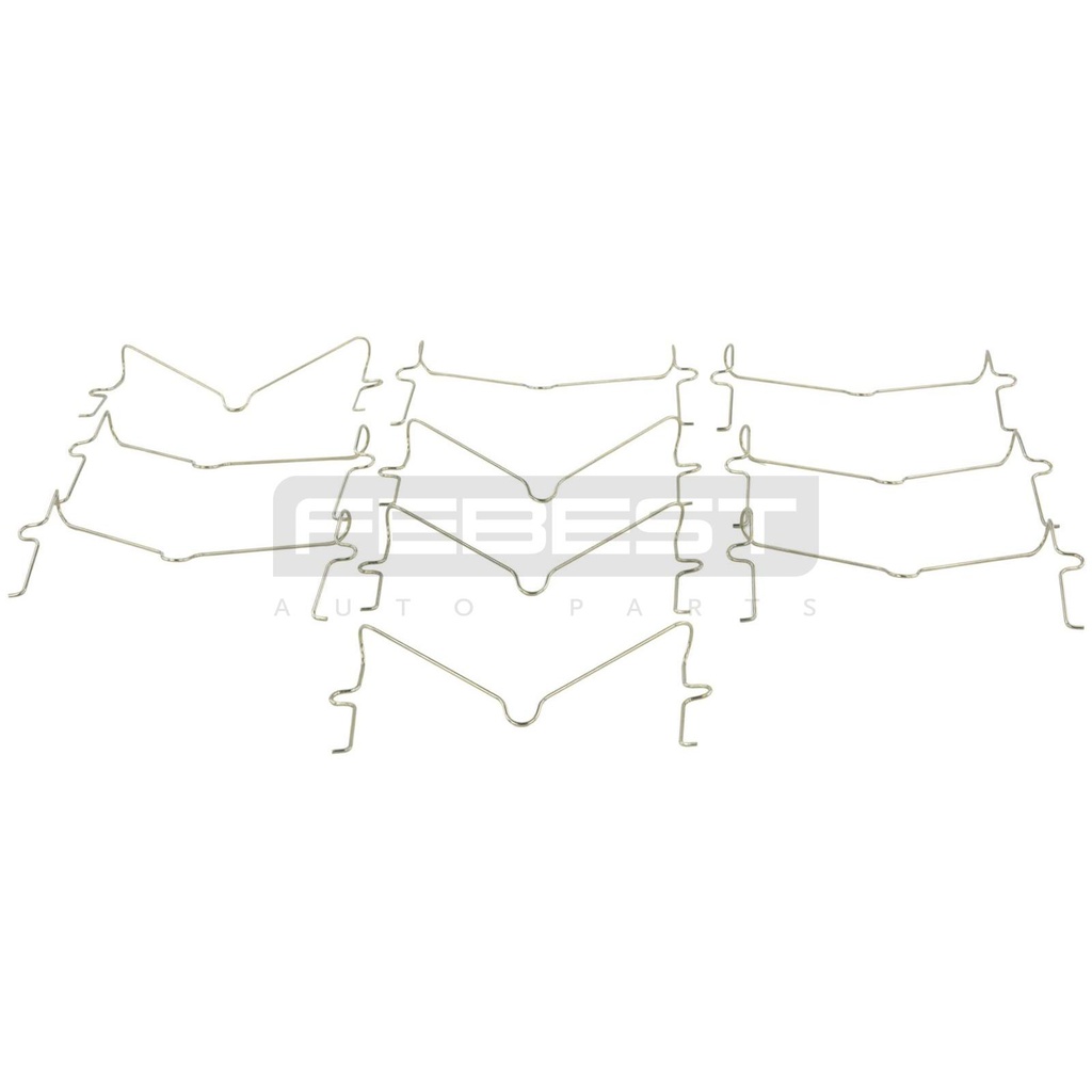Anti-rattle spring, disc brake pads pcs 10 FEBEST – TOYOTA