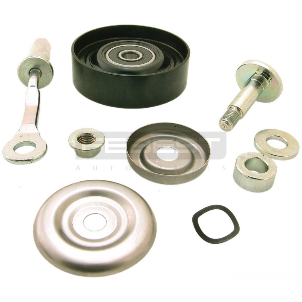 Pouleau de tendeur de la courroie du climatiseur kit FEBEST – NISSAN / RENAULT