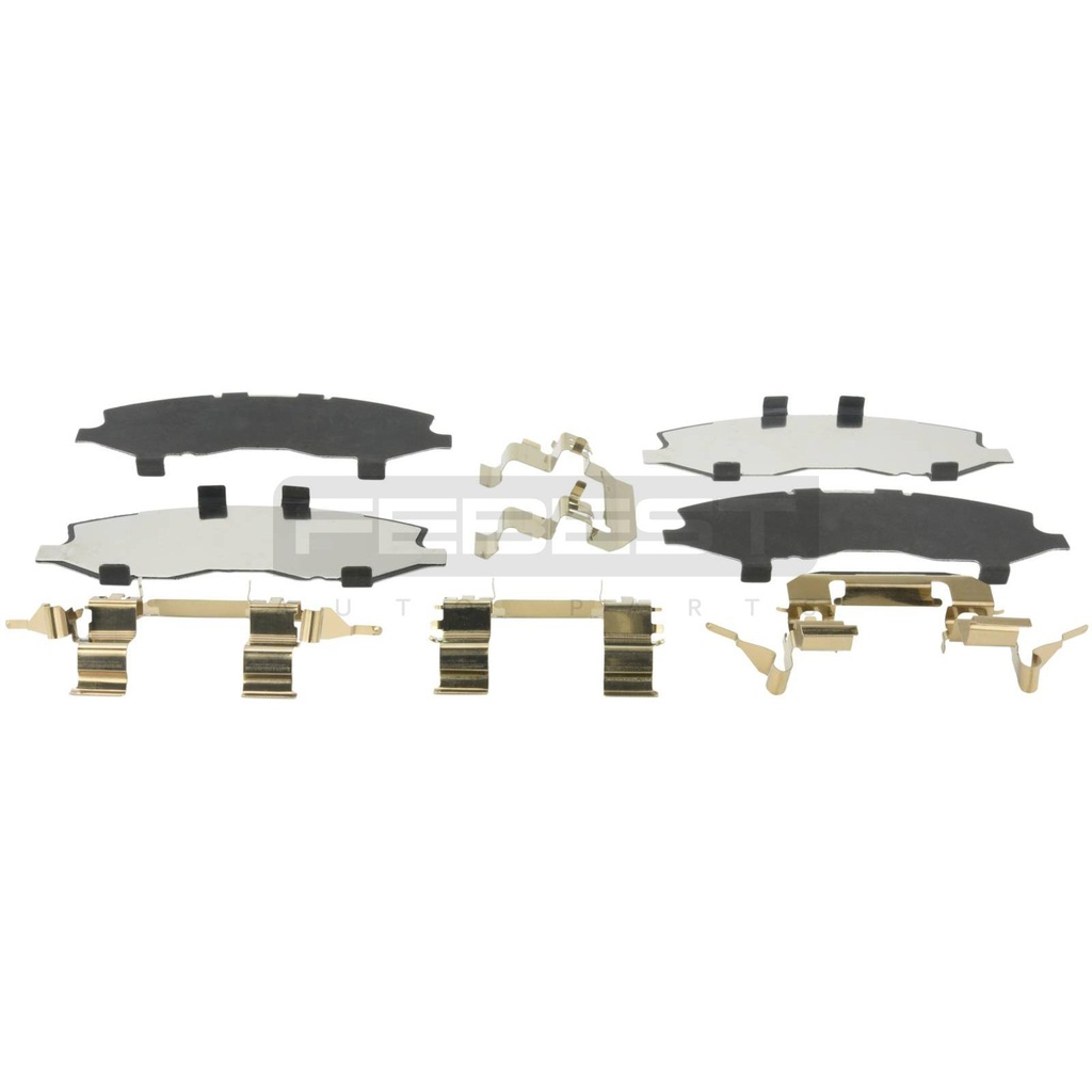 Kit clips ressorts disque frein FEBEST – NISSAN