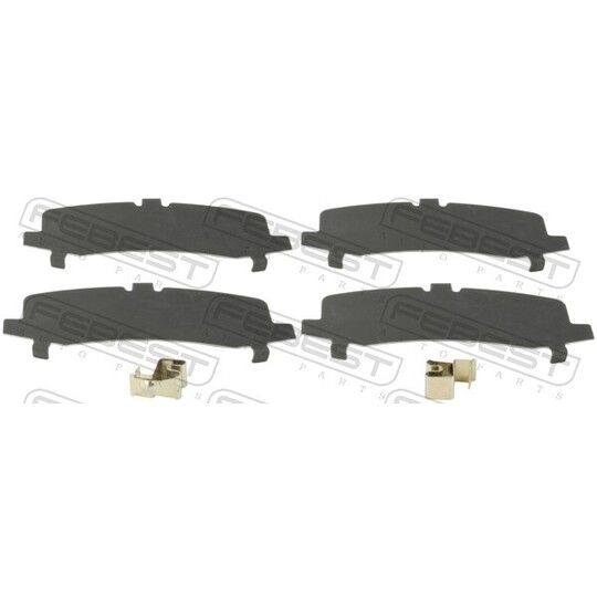 [SPS0103GRJ150R] Kit cales antibruit plaquettes frein arrière FEBEST ARG/ARD Toyota Land Cruiser 90 (J9_) 3.4i V6 essence 5VZ-FE 178 CV (06/1999-09/2002)