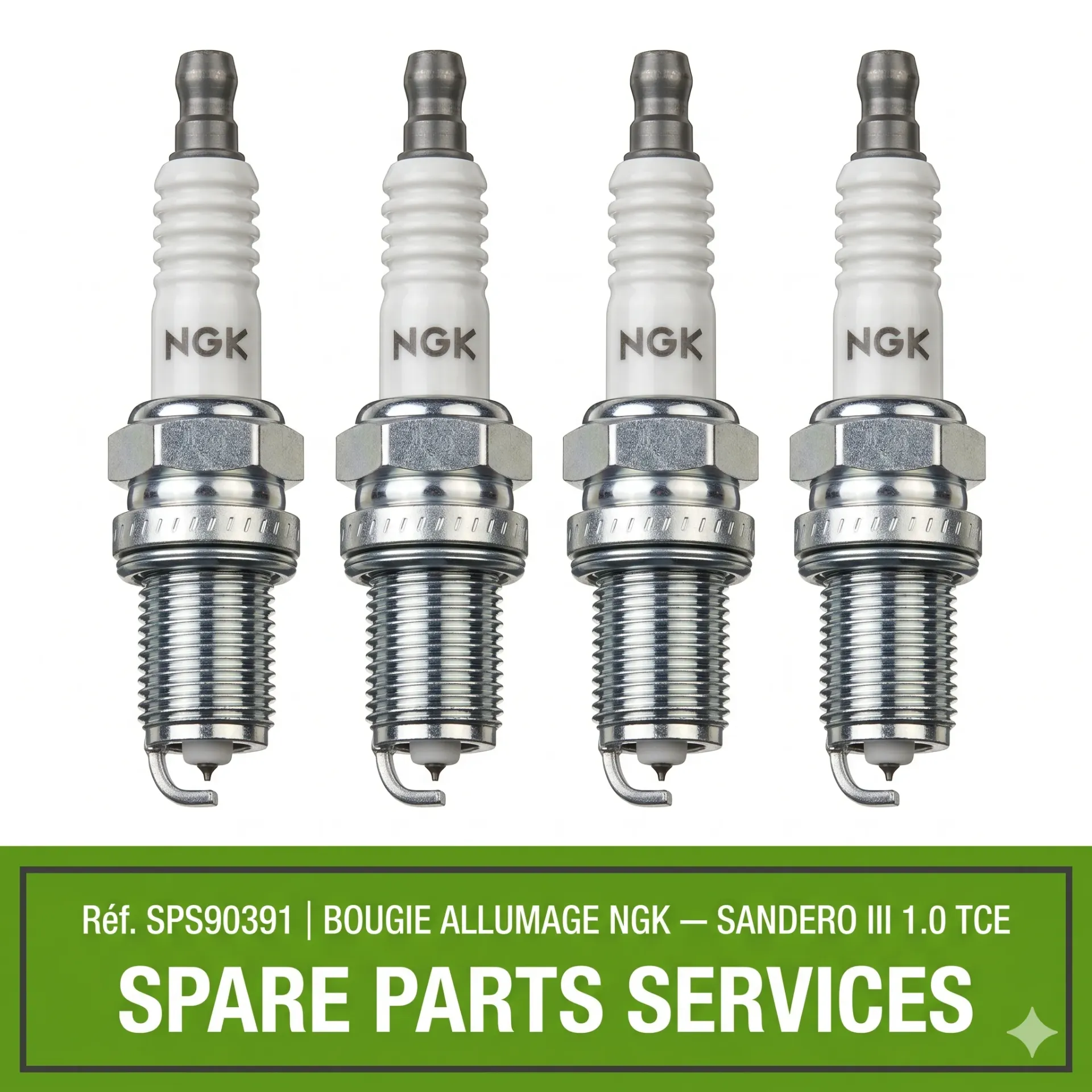 [SPS90391] BOUGIE D'ALLUMAGE NGK DACIA SANDERO III BS_ ESSENCE 1.0 TCE 90 (H4D) 91 CV