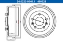 Tambour Frein AR Ate – Moteur K9K 876 – Dacia Duster II / Renault Kangoo III / Express IV